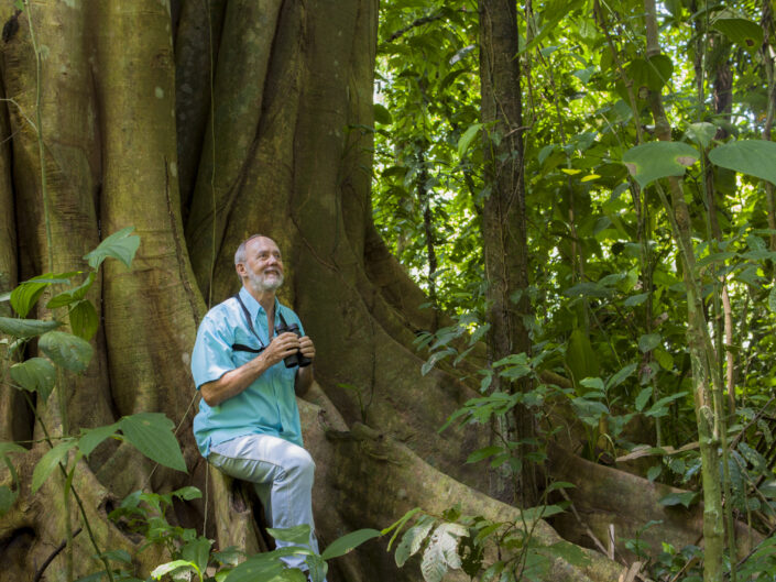 Jack Ewing fondateur de la réserve de faune sauvage Hacienda Baru, Costa Rica