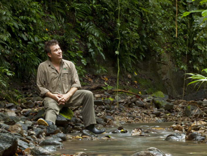 Jurgen Stein fondateur de la réserve Selva Bananito, Costa Rica